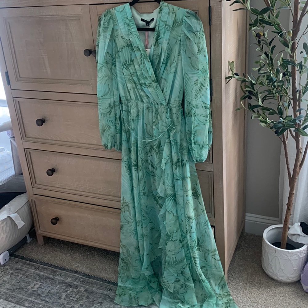 Alex Marie Maxi Ruffle Dress